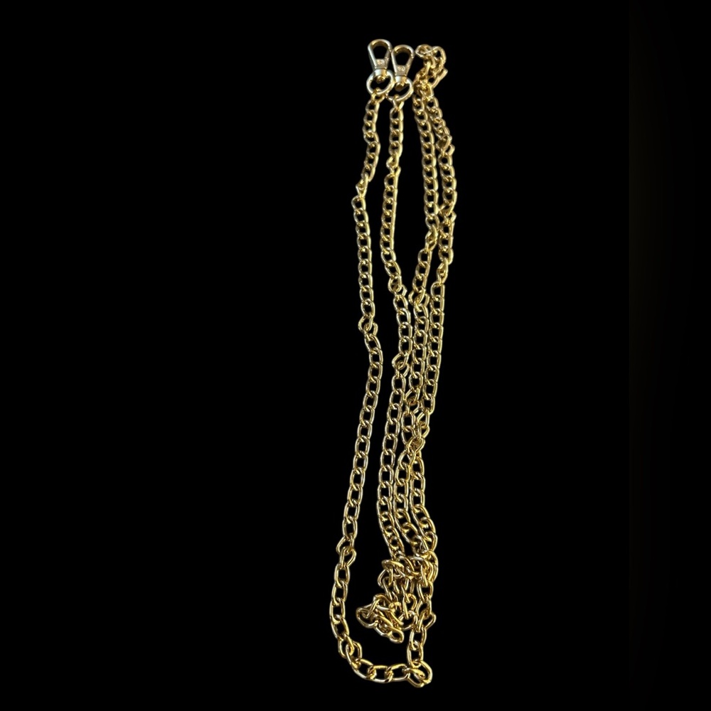 Gold tone 47” Chain for Crossbody bag